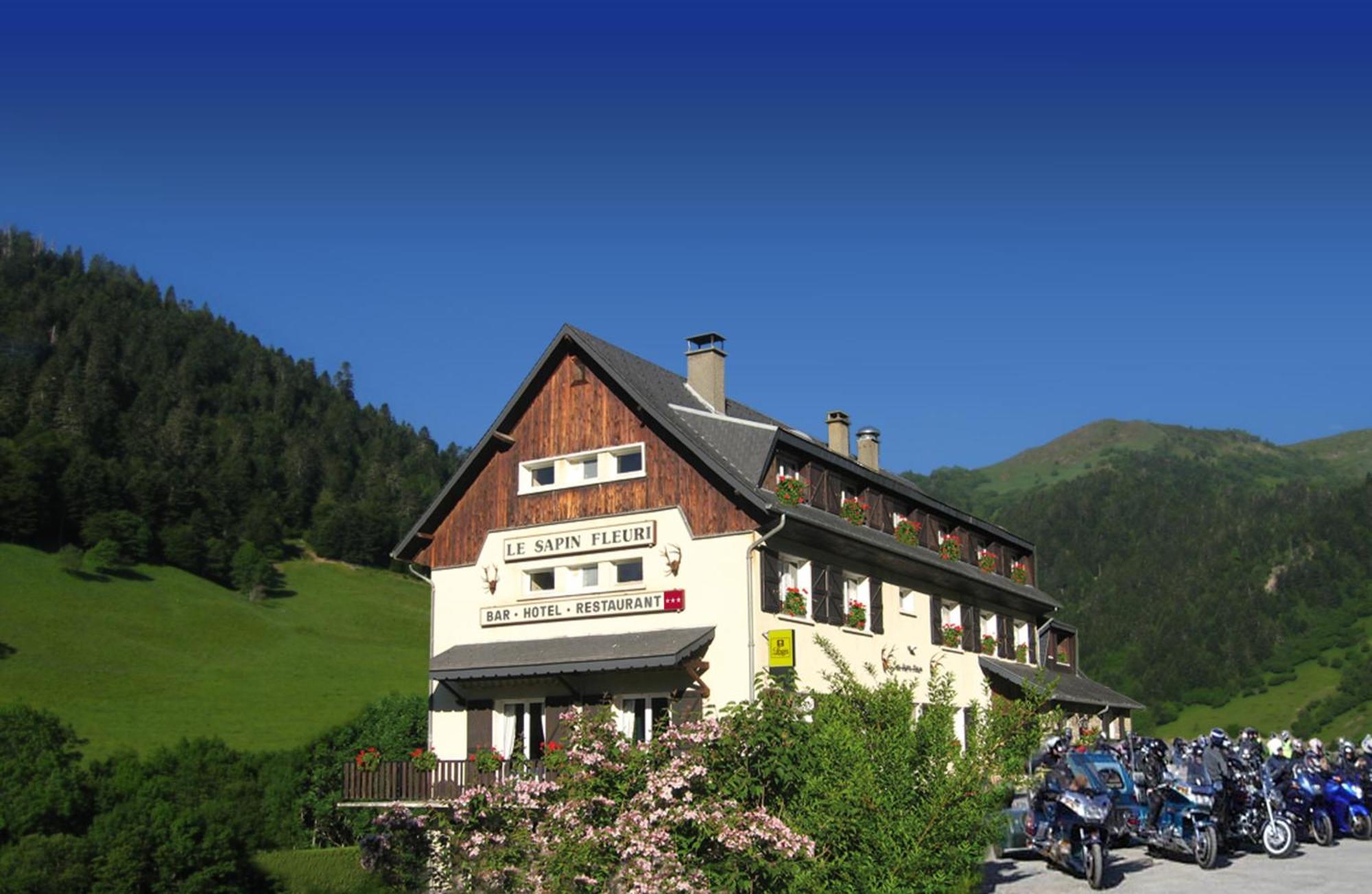 Hotel - Restaurant - Bar - Le Sapin Fleuri Bourg-dʼOueil Dış mekan fotoğraf